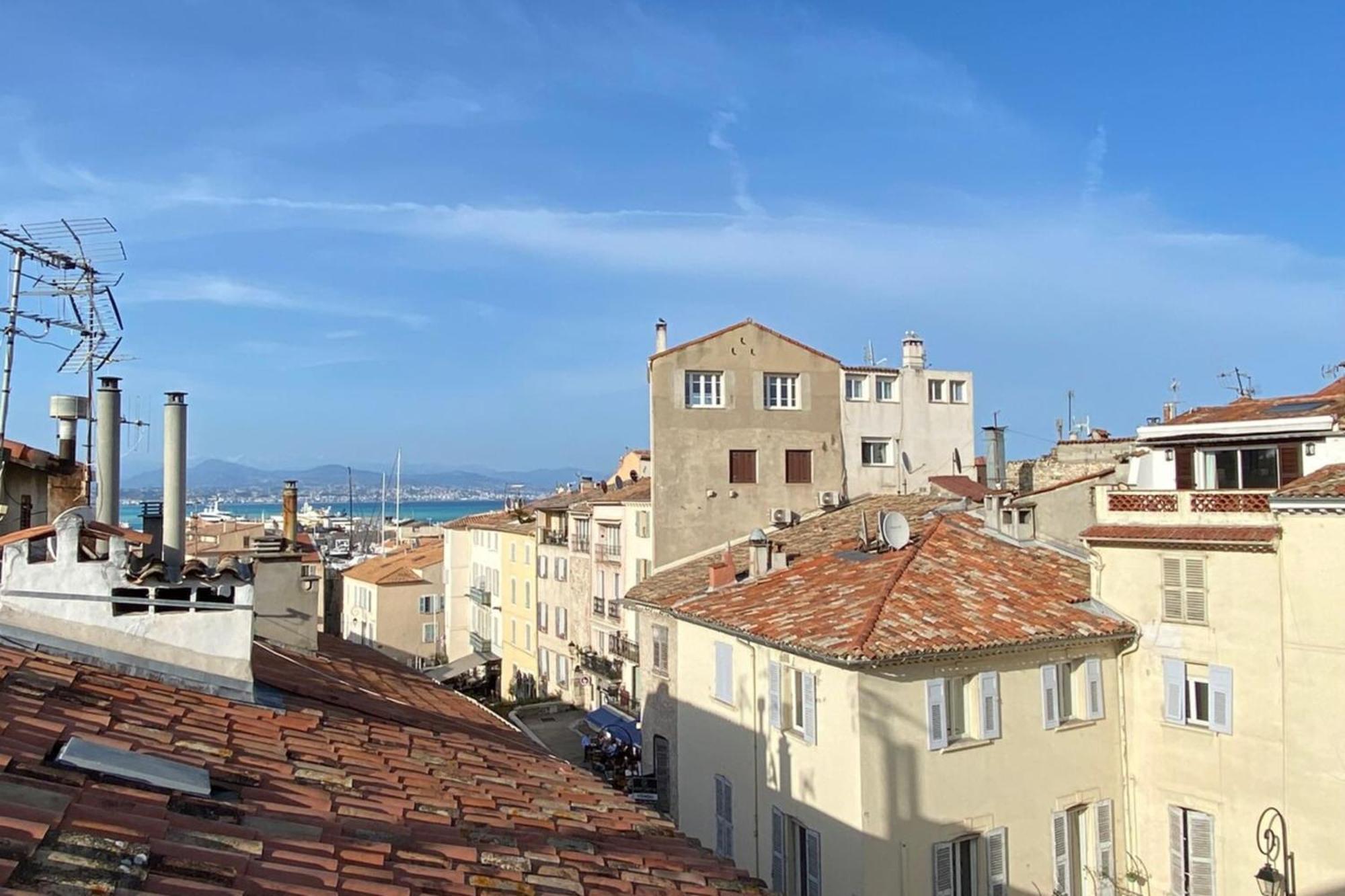 Apartmán 06M - Old Antibes Beautiful Duplex Terrace With Sea View Exteriér fotografie