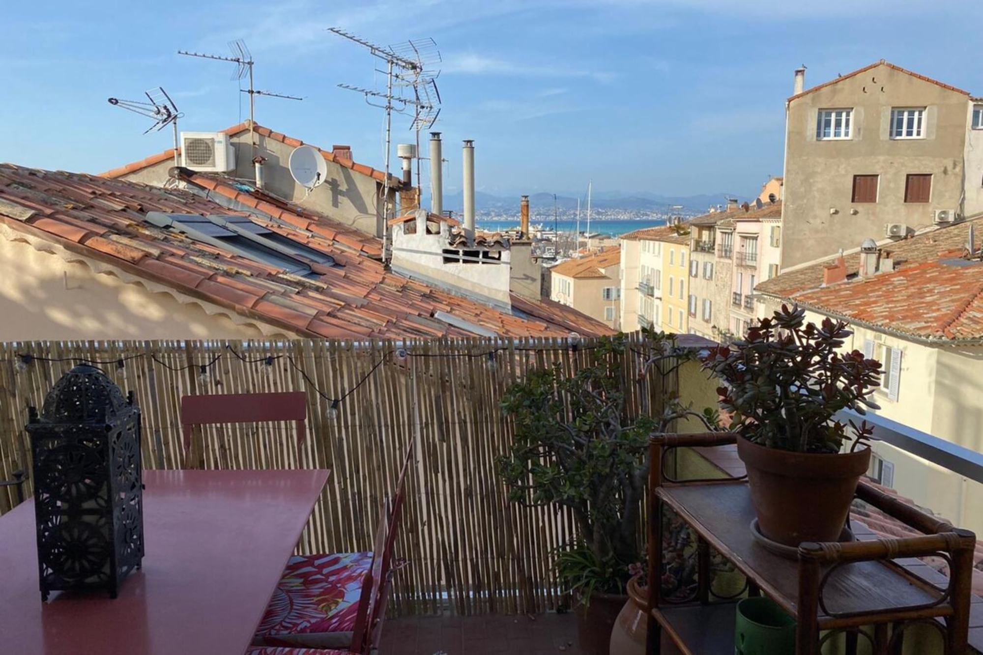Apartmán 06M - Old Antibes Beautiful Duplex Terrace With Sea View Exteriér fotografie