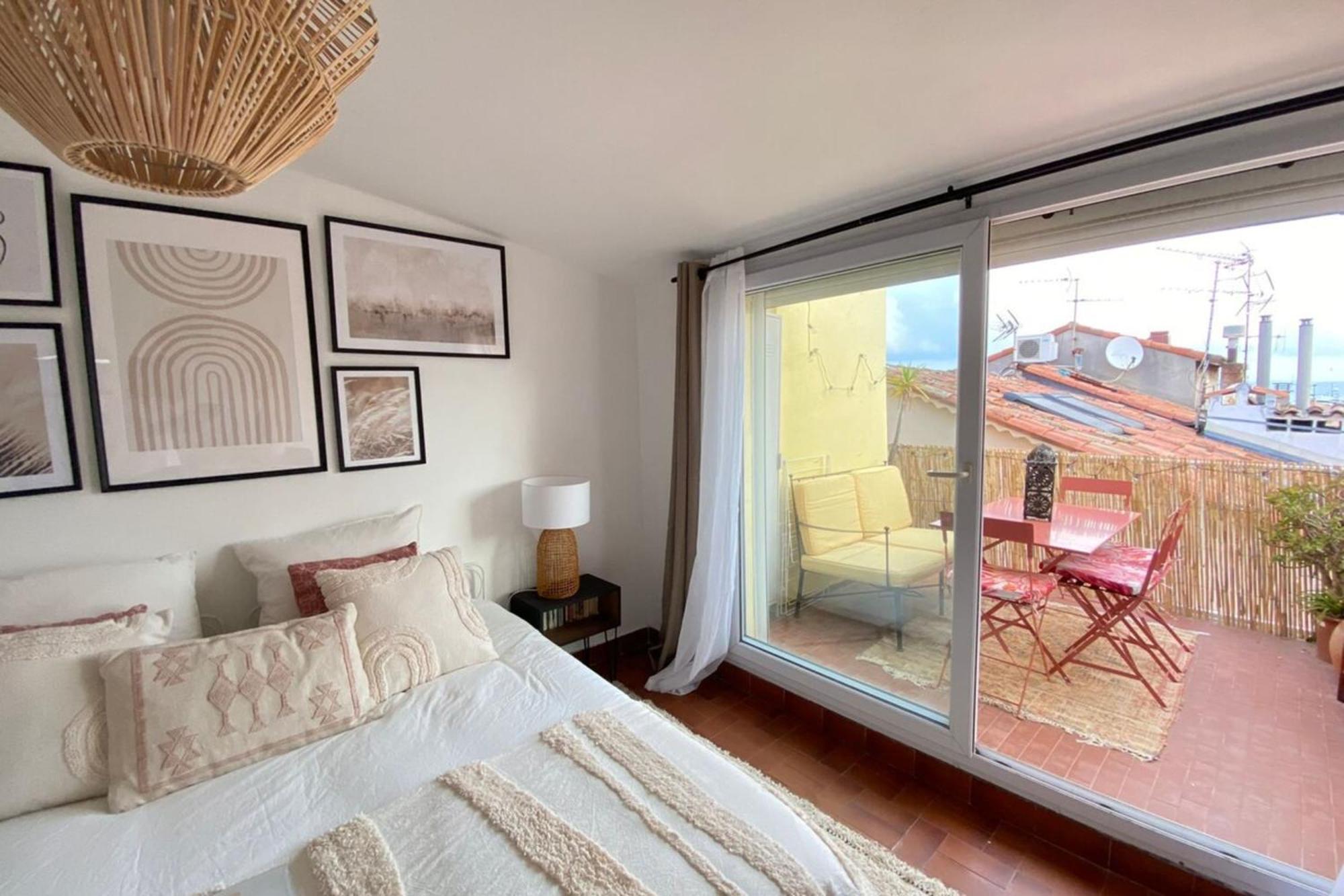 Apartmán 06M - Old Antibes Beautiful Duplex Terrace With Sea View Exteriér fotografie